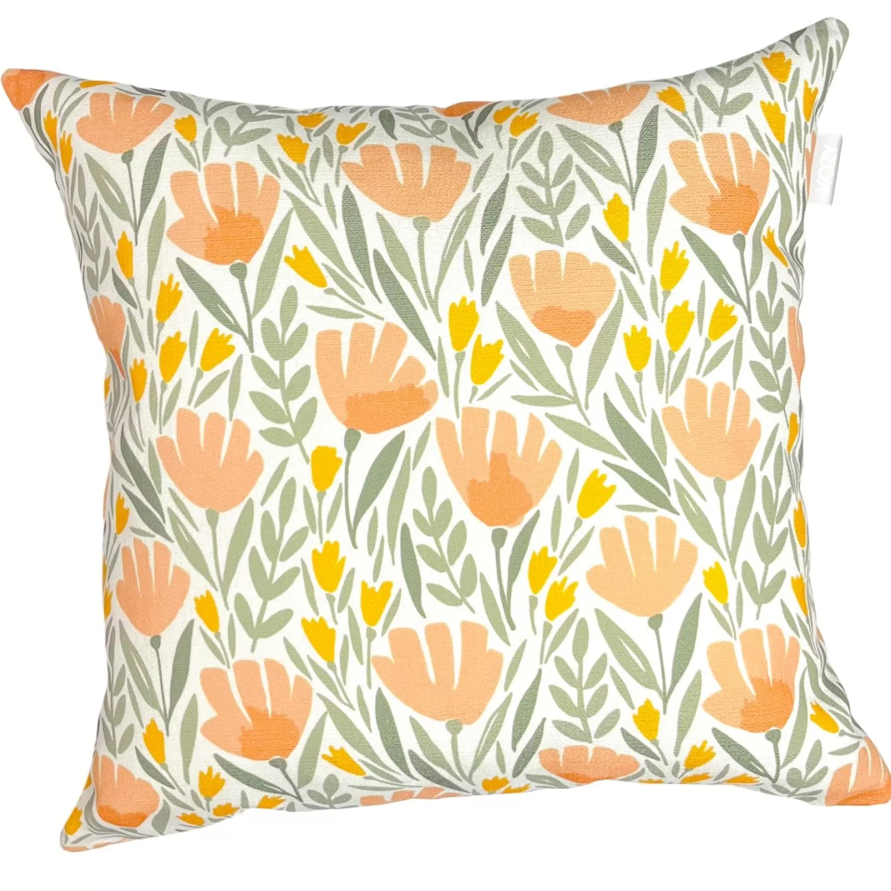 Cushions*Les textiles Patlin Kozy Cushion - Cantaloupe Flowers